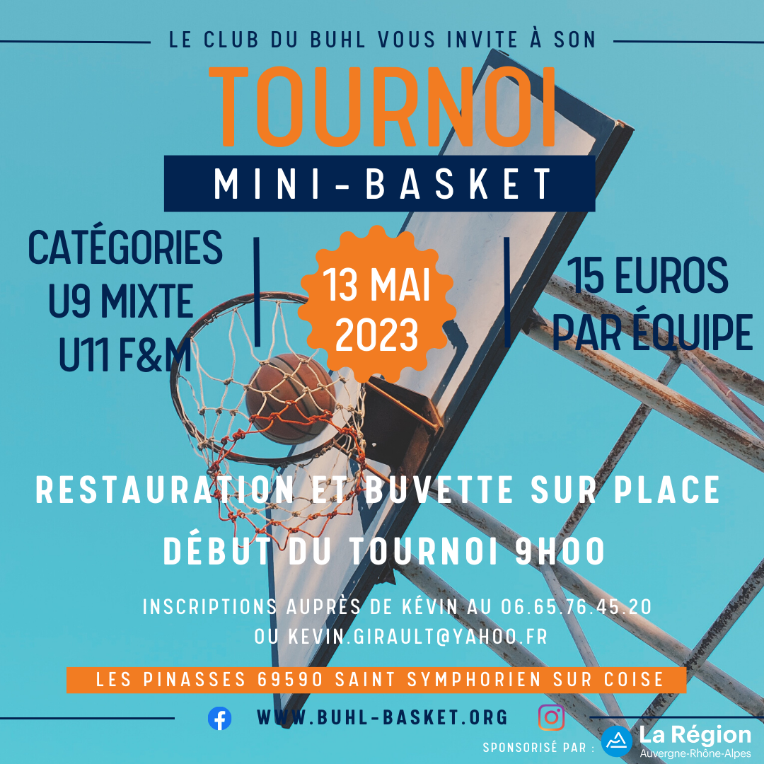 Copie de tournoi minibasket (Publication Instagram (Carré))