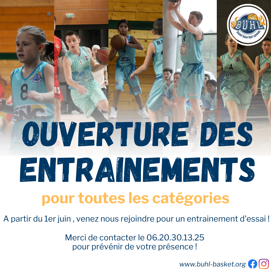ouverture entrainements